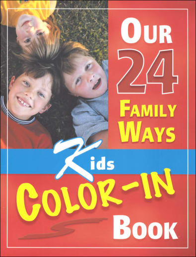 Our 24 Family Ways Kids Color-in Book