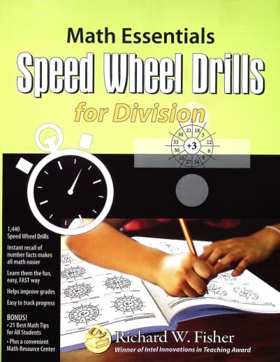 Math Essentials Speed Wheel Drills for Division