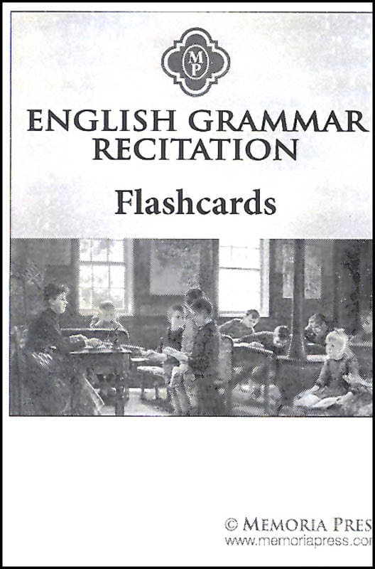 Memoria Press English Grammar Recitation Flashcards