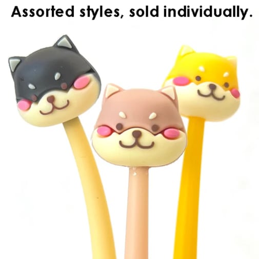 Shiba Inu Puppy Wiggle Gel Pen (assorted style)