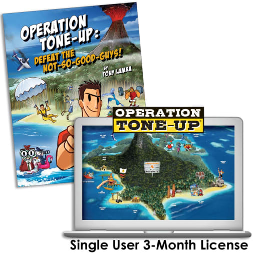 Operation Tone-Up: Single Combo 3-Month License with Story/Activity Book