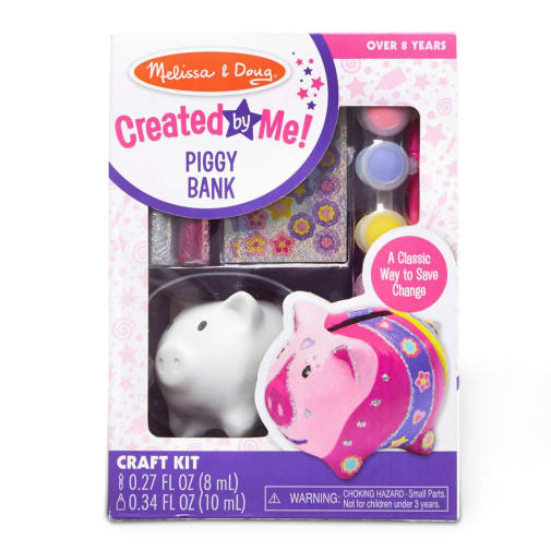 Melissa & Doug Decorate-Your-Own Piggy Bank
