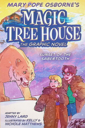 Magic Tree House Graphic Novel: Sunset of the Sabertooth Tiger