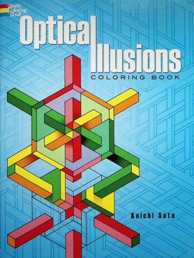 Optical Illusions Coloring Book