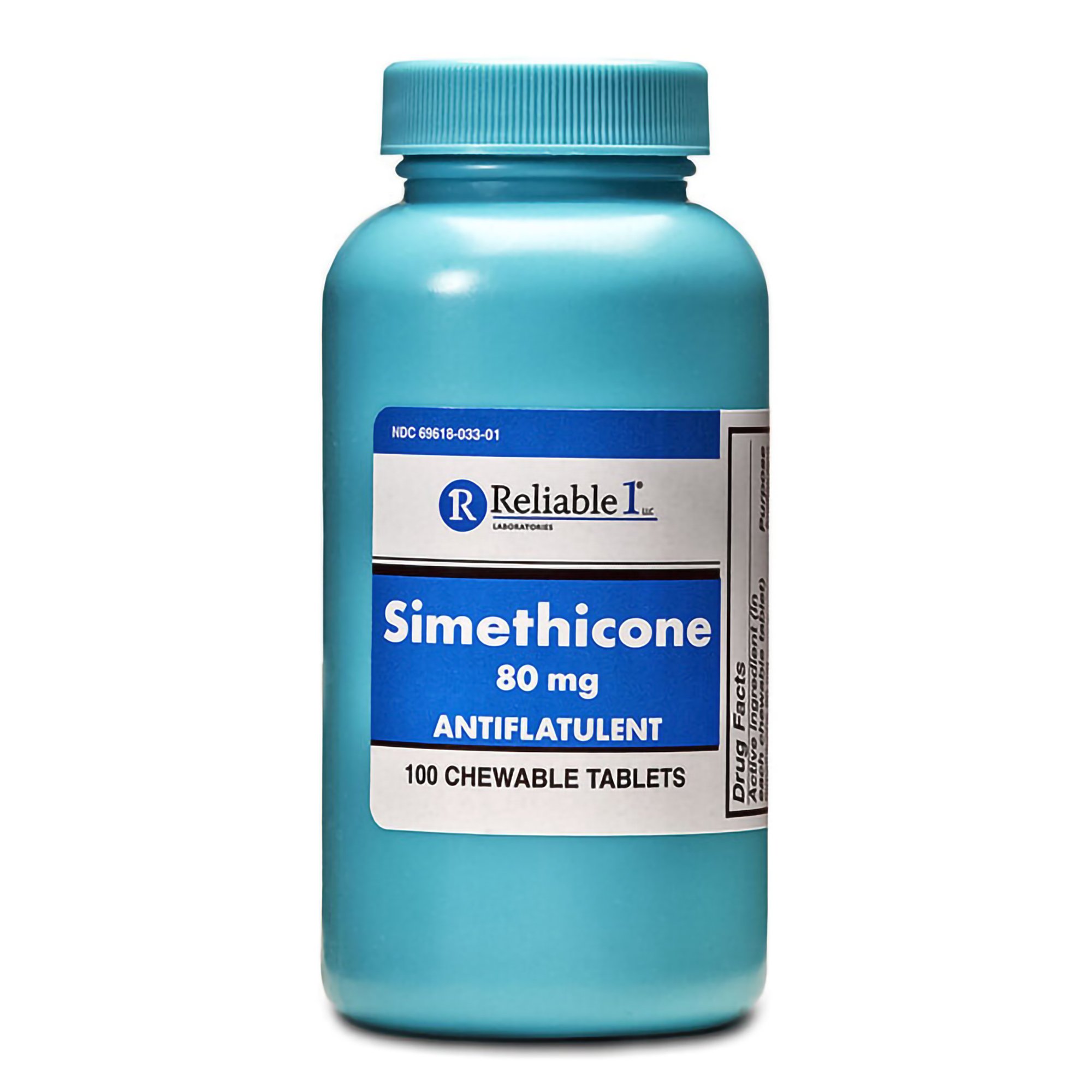 Reliable 1 Simethicone Gas Relief Chewable Tablets MK 1204275