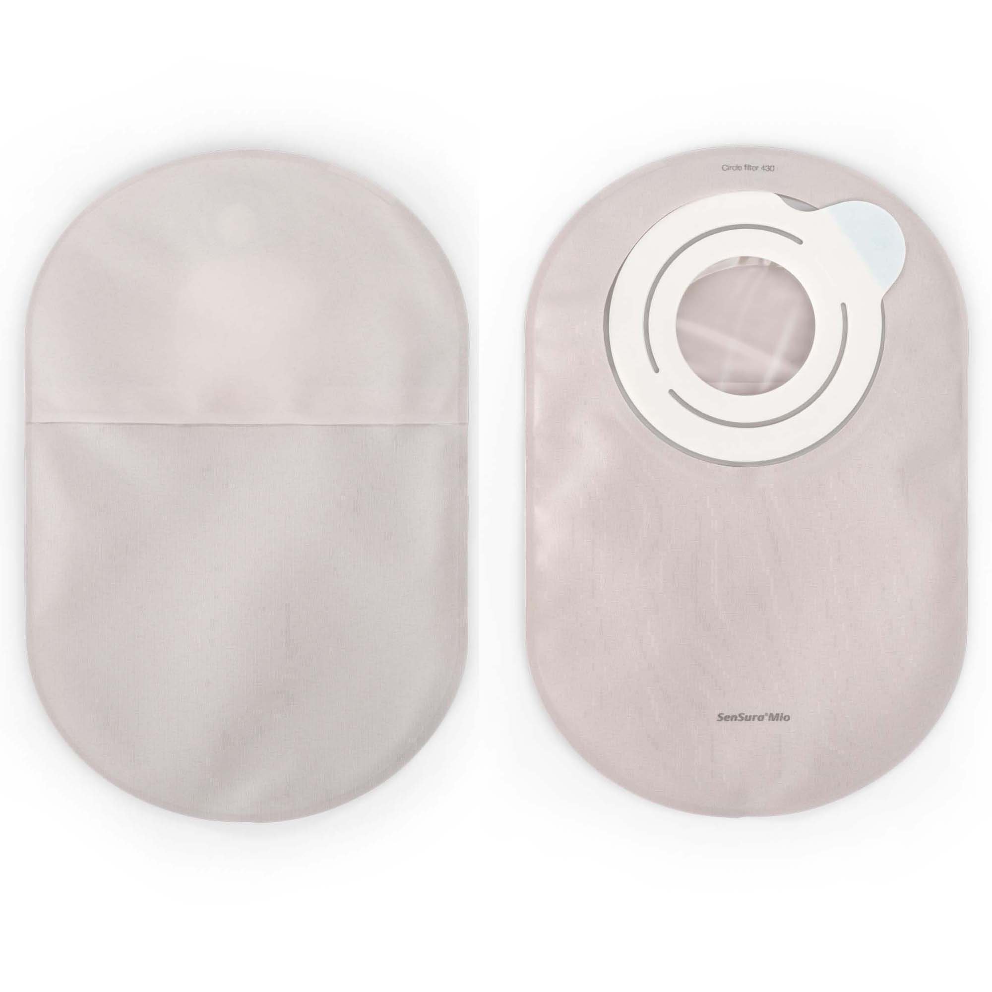 SenSura Mio Flex 2-Piece Closed End Opaque Ostomy Pouch, Green Match MK 891197