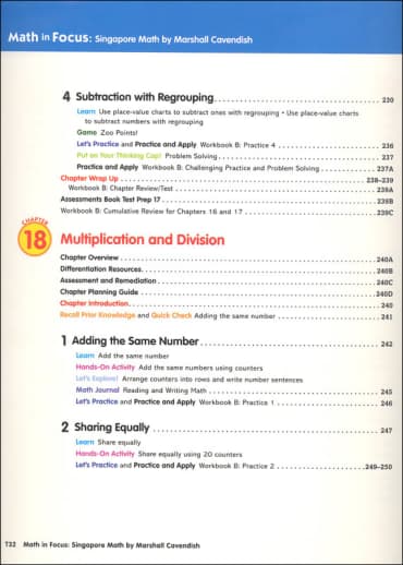 Math in Focus Grade 1 Teachers Edition Book B 2nd Semester