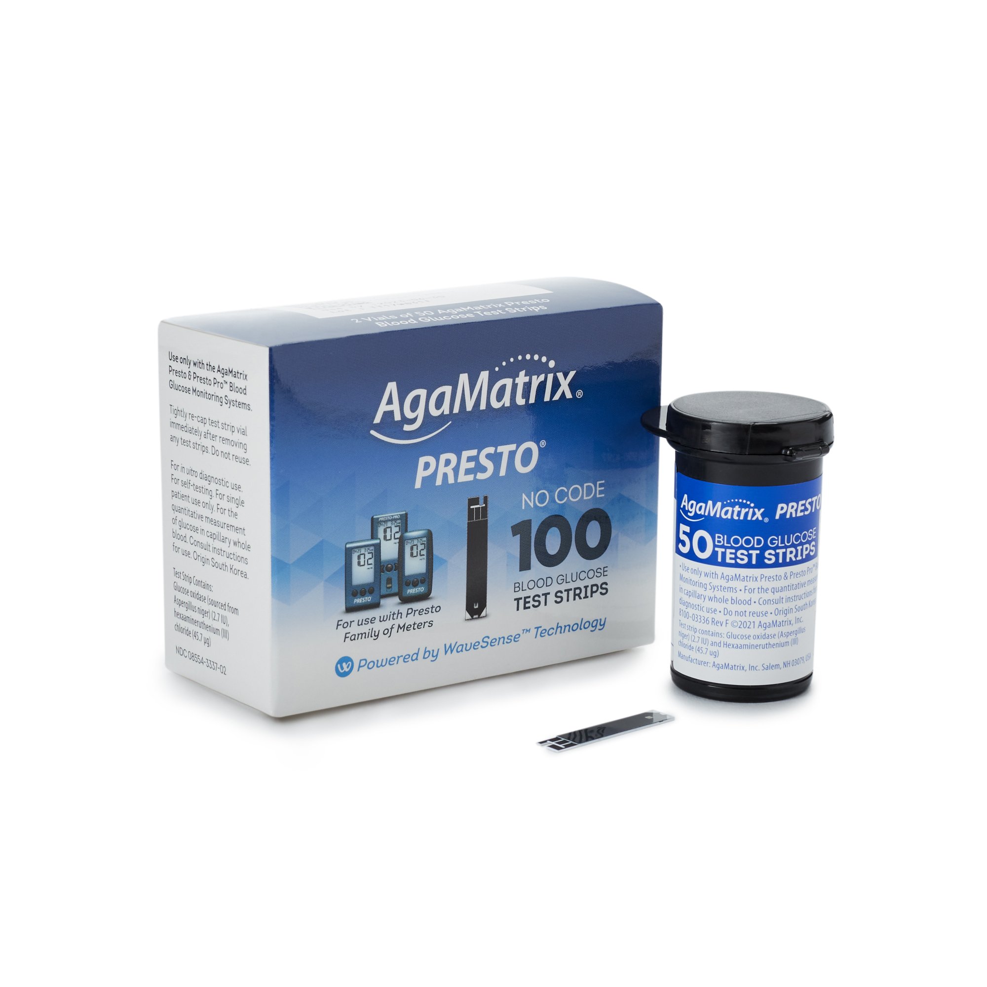 Wavesense Presto Blood Glucose Test Strips MK 693967