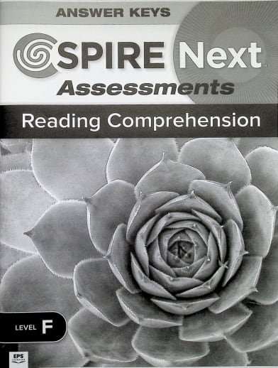 Spire Next Reading Comprehension Assessment Answer Keys - Level F