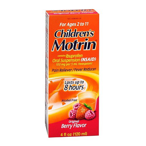 Children's Motrin Ibuprofen Children's Pain Relief, Berry Flavor MK 826095