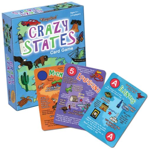 Crazy States Card Game