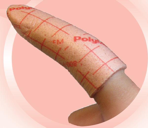 PolyMem Nonadhesive w/o Border Foam Dressing, 2 x 3 inch for Fingers / Toes MK 776979