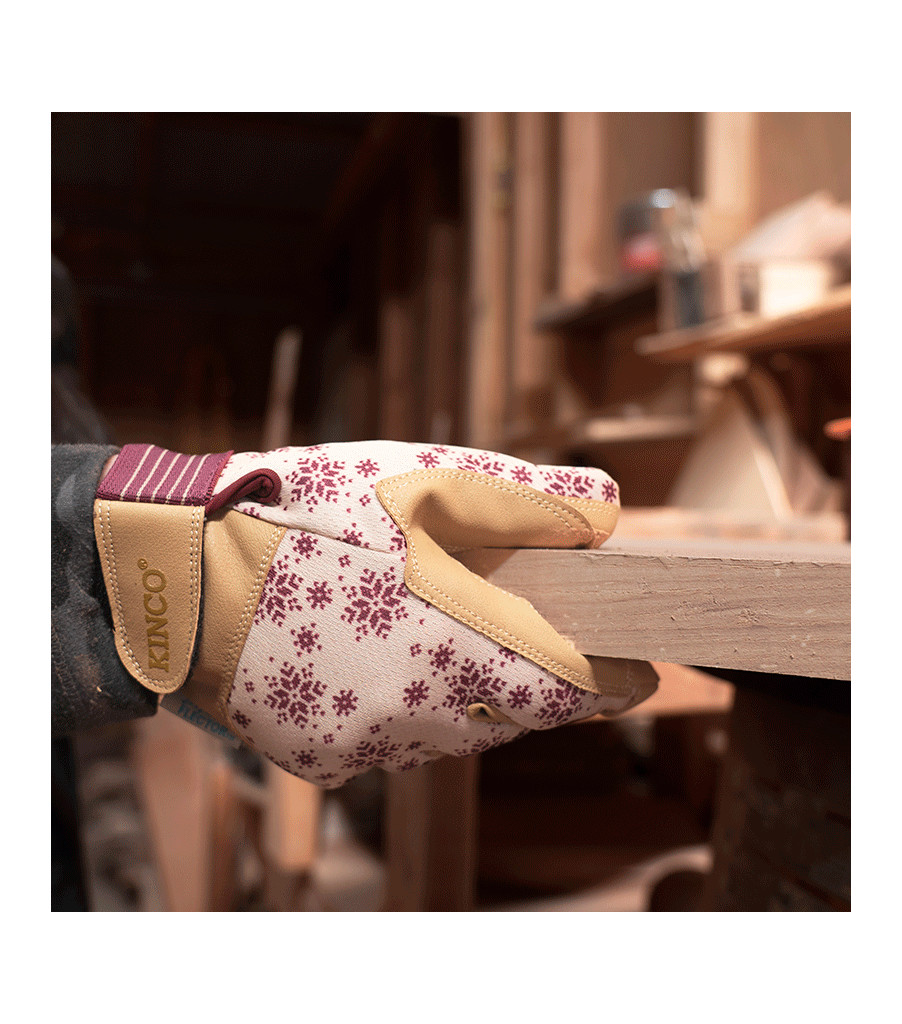 Women&rsquo;s KincoPro&trade; HydroFlector&trade; Lined Water-Resistant Cream Synthetic with Pull-Strap, Cream, large image number 3