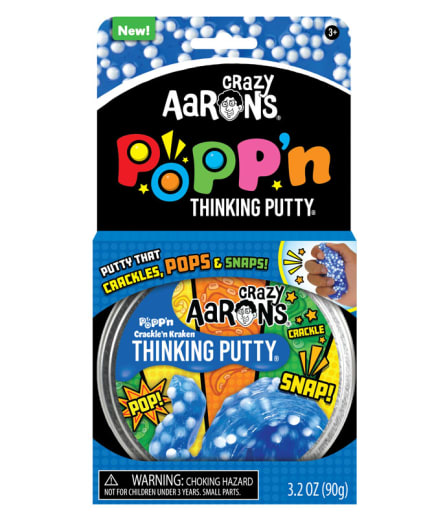 Crazy Aaron's Crackle 'n Kraken Putty 4" Tin (Popp' N Putty)