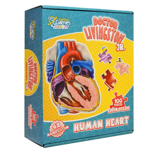 Dr. Livingston Jr. Human Heart Floor Puzzle (100 pieces)