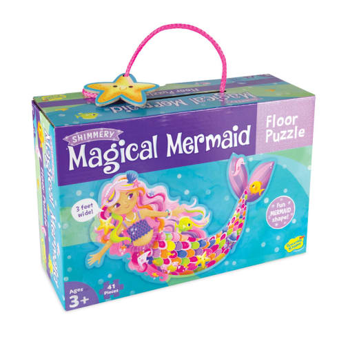 Peaceable Kingdom Magical Mermaid Floor Puzzle