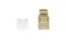 Cat6A RJ45 110 Type Keystone Jack, Ivory