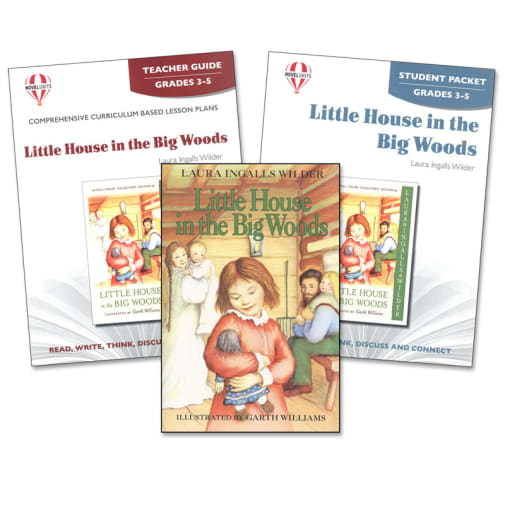Novel Units Little House in Big Woods Set
