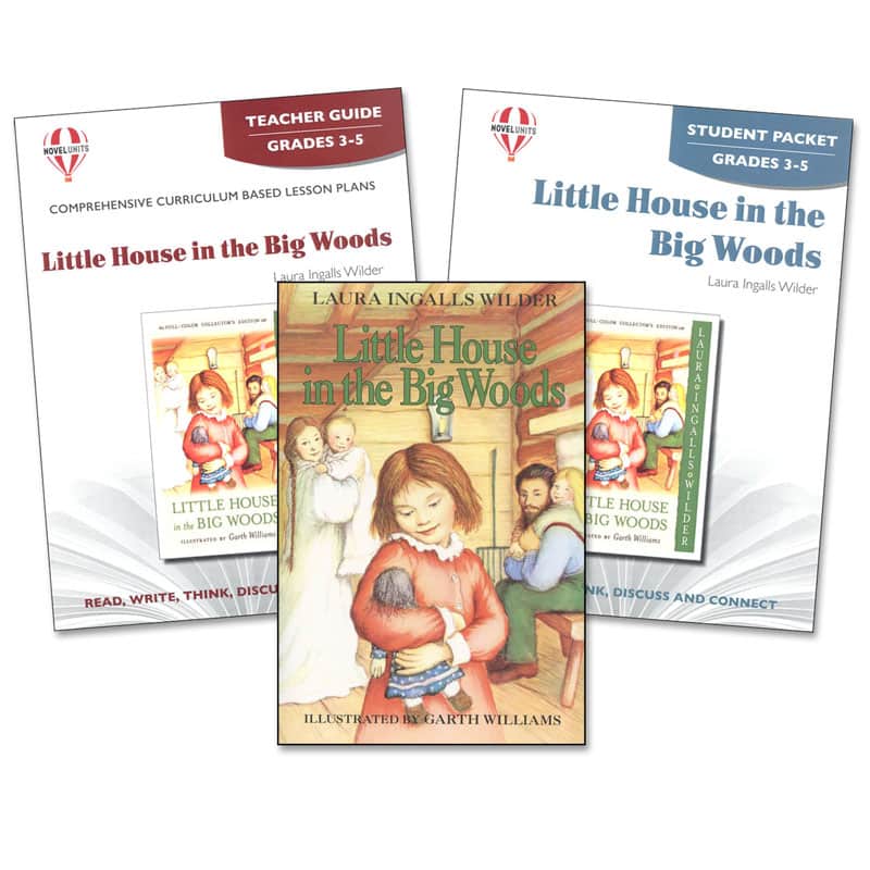 Novel Units Little House in Big Woods Set