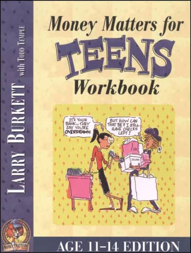 Money Matters for Teens Workbook Ages 11-14