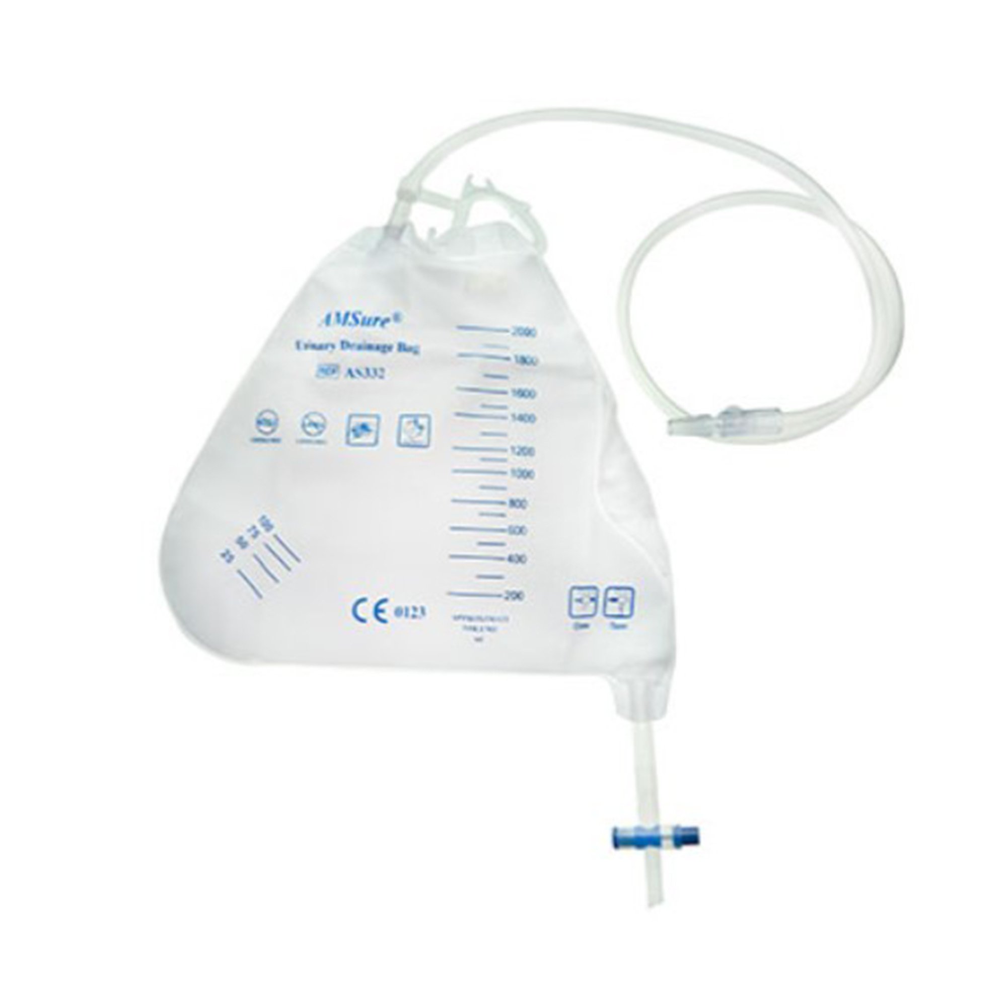 AMSure Urinary Drain Bag With Universal Hanger MK 671564