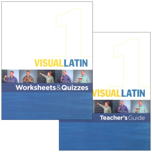 Visual Latin 1 Printed Book Set (Worksheets & Teacher's Guide)