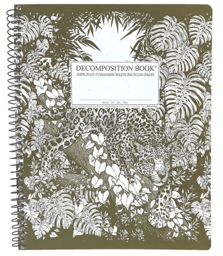 Jaguar XL Decomposition College-Ruled Book (9" x 11")