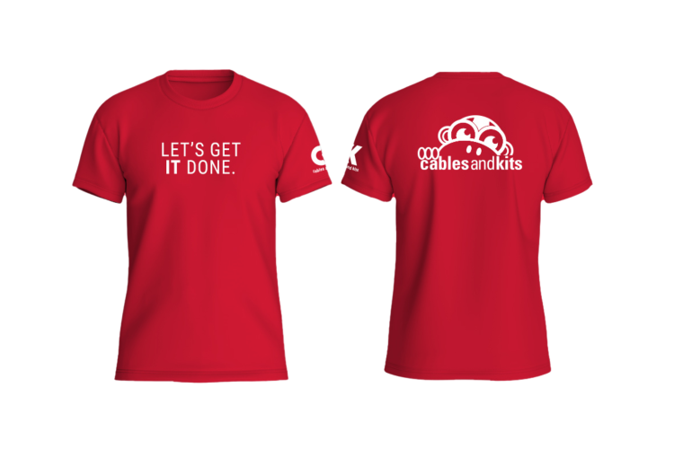 CK Let’s Get It Done T-Shirt, Red, Medium
