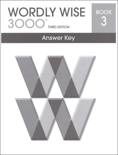 Wordly Wise 3000 3rd Edition Key Book 3