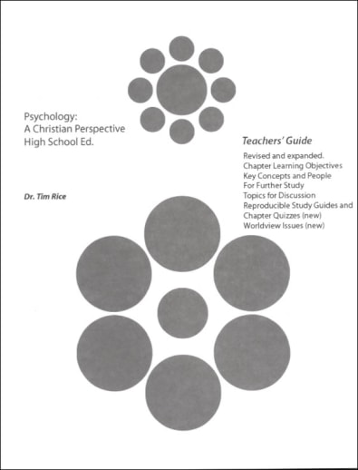 Psychology: A Christian Perspective Teacher's Guide (w/ Activities & Quizzes)