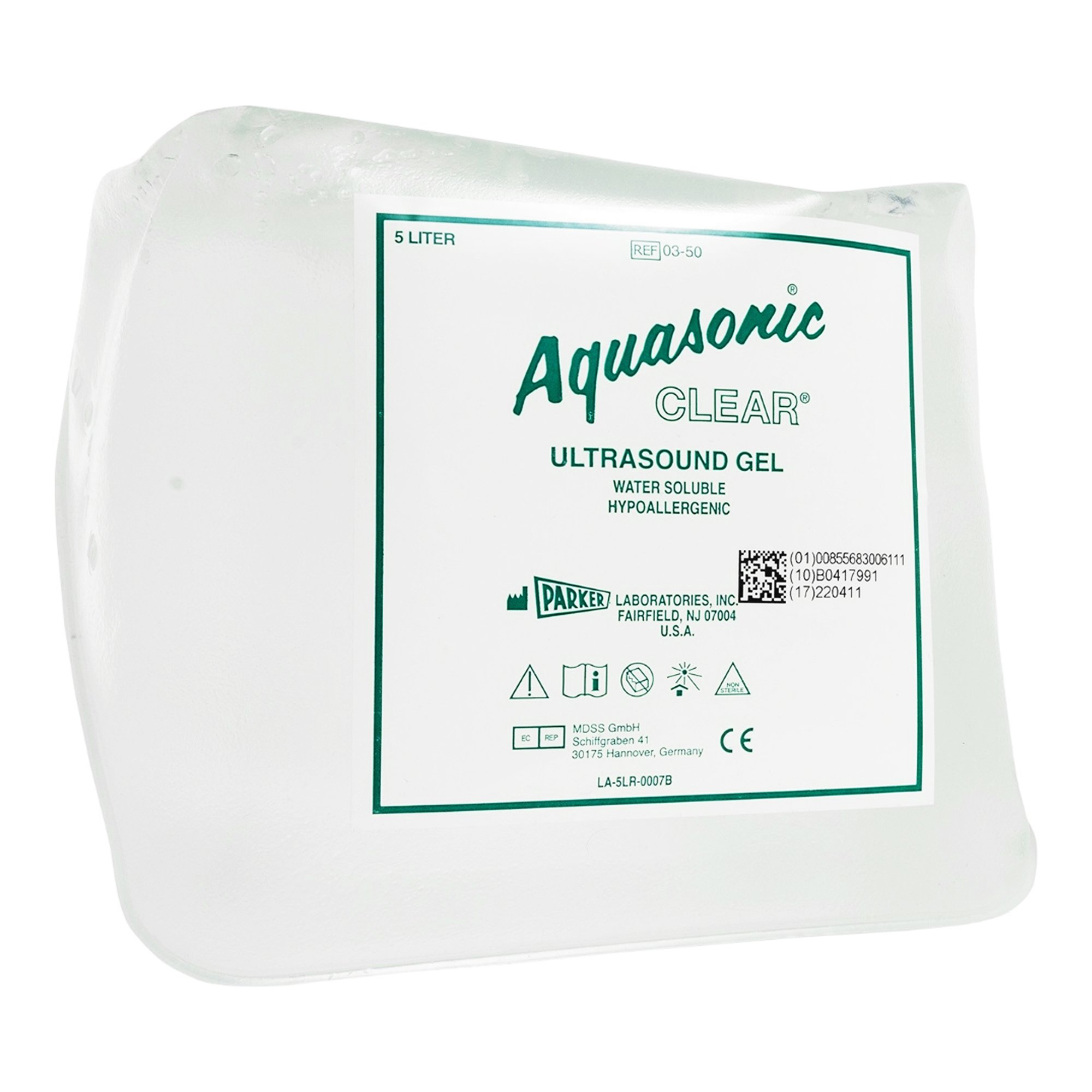 Aquasonic Clear Ultrasound Gel, 5 liters MK 227102