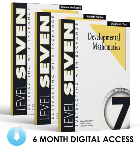 Developmental Math: Level 7 E-Book Set | Tens & Ones: Subtracting with Exchange (6 Month Access)