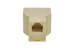 RJ12 (6P6C) T Adapter 1 Female to 2 Female – Reverse Wiring, Ivory