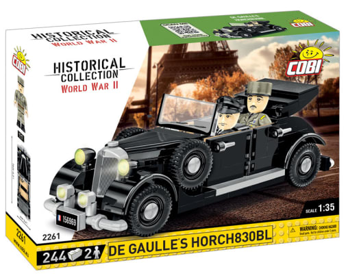 COBI De Gaulle's Horch 830 BL Car - 244 pieces (World War II Historical Collection)