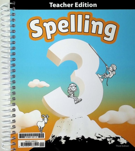 BJU Press Spelling 3 Teacher's Edition 3rd Edition