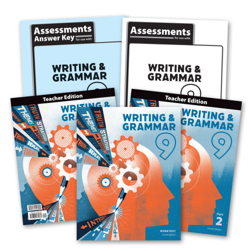 BJU Press Writing & Grammar 9 Home School Kit 4th Edition