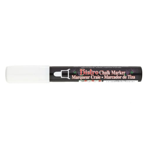 Bistro Chalk Marker 6mm Broad Tip - White