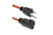 100ft 16/3 SJTW Orange Extension Cord,Black Plug