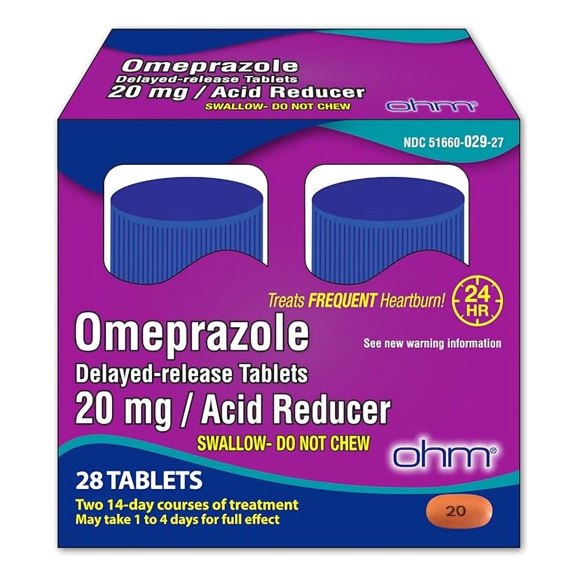 Omeprazole 20 mg Tablet 28 Tablets MK 1158737