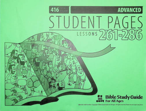 Advanced Student Pages for Lessons 261-286