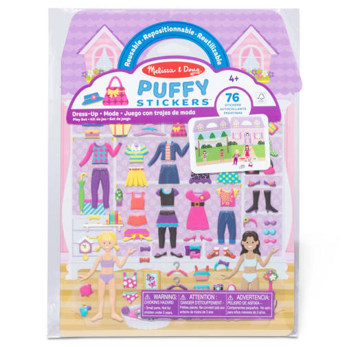 Melissa & Doug Dress-Up Puffy Sticker Play Set