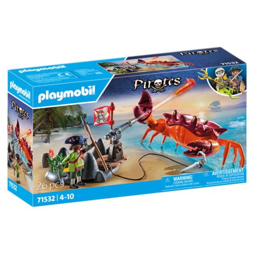 Playmobil Battle Against the Giant Crab (Pirates)