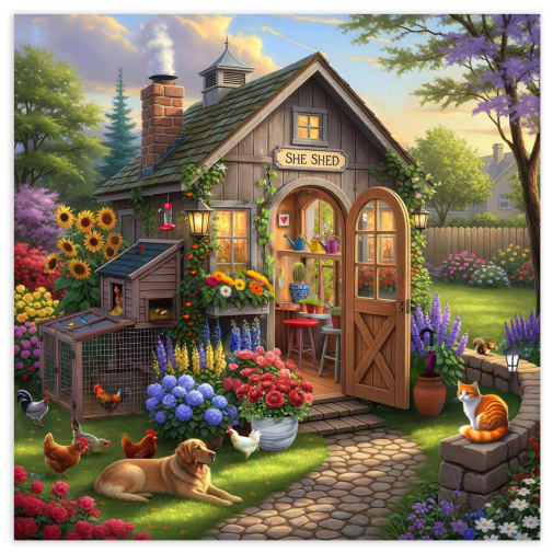 Garden Shed Puzzle (500 pieces)