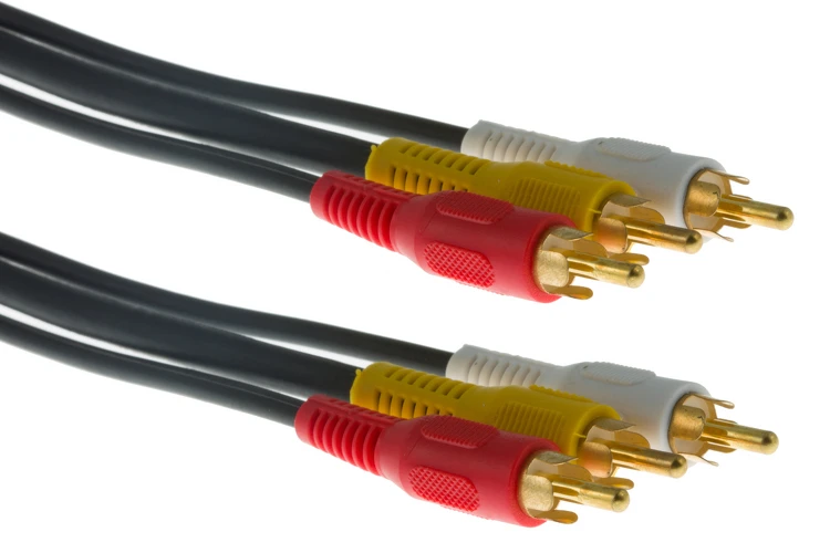RCA M/M x 3 Audio/Video Cable w/ Gold Plated Connectors, 50ft