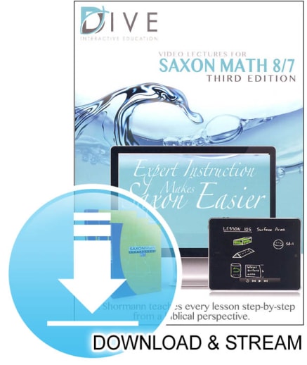 DIVE Download & Stream Saxon Math 8/7 3rd Edition
