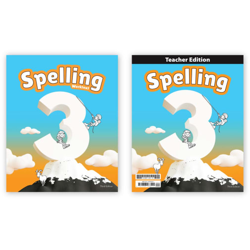 BJU Press Spelling 3 Homeschool Kit 3rd Edition
