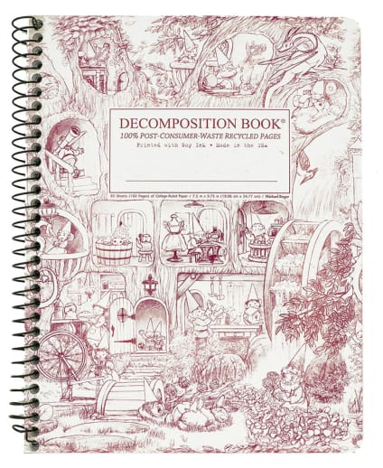 Gnome Home Decomposition Book College Ruled (7.5" x 9.75")