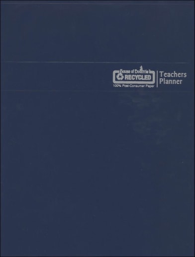 Teachers Planner - Blue Cover