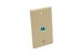 Keystone Jack LC/UPC Multimode Duplex OM3 Aqua