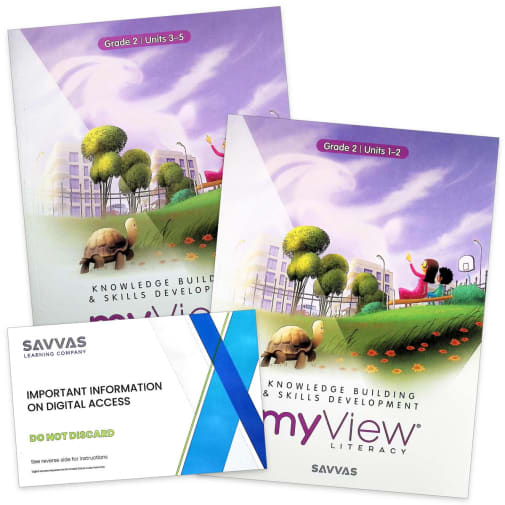 Savvas myView Literacy Homeschool Bundle Grade 2 (2025)